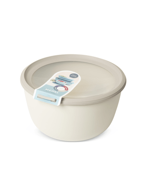 Mepal Bowl Round 3000ml Nordic White