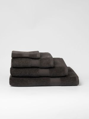 Guest House Quick Dry Cotton Towel Charcoal