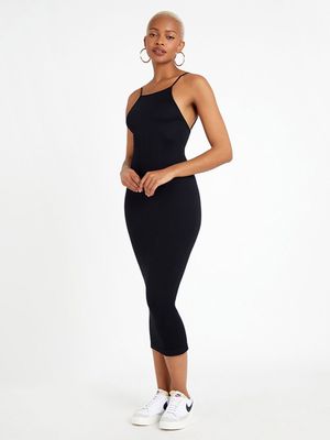 Women's Black Seamless Dress