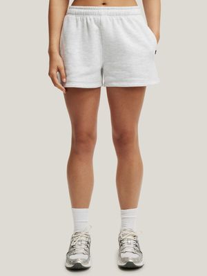 Women's Cotton On Grey Plush Essential Gym Shorts