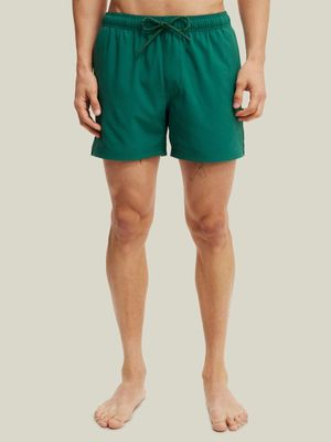 Men's Cotton On Green Stretch Swim Shorts