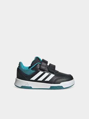 Junior Infant adidas Tensaur Sport 2.0 Black/White/Green Shoes