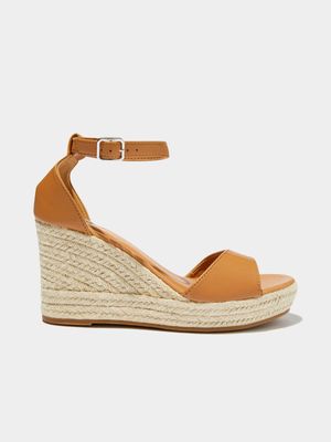 Women's Cotton On Beige Luna Single Vamp Espadrille Heels