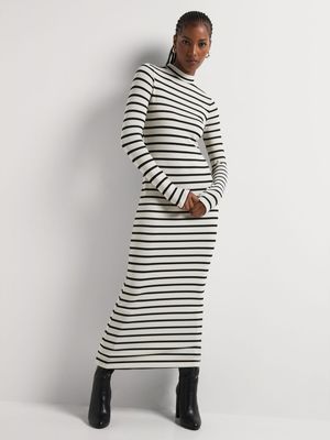 Y&G Rib Long Sleeve Dress