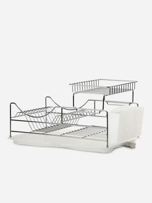 Salt & Pepper Sublime Dish Rack Chrome