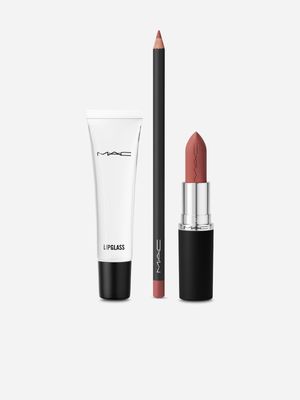 MAC Claim To Fame Lip Trio: Velvet Teddy Gift Set