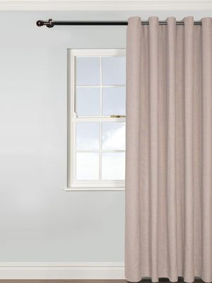 Curtain Eyelet Block Out Melange Natural