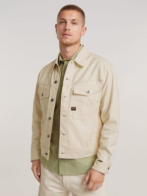 G-Star Men's Dakota Denim Ecru Jacket