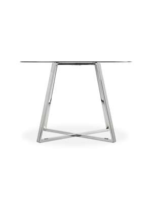 star dining table chrome 110cm