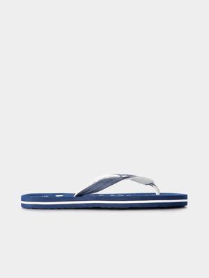 RJ Sport Flip Flop Navy/White