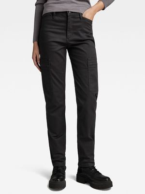 G-Star Women's Skinny Black Cargo Pants