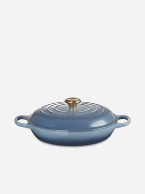 le creuset shallow casserole dish chambray 30cm