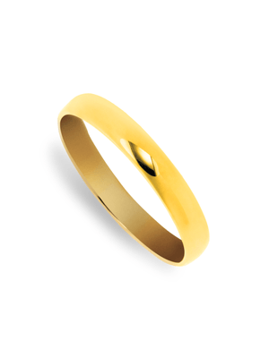 Yellow Gold, Classic 3mm Wedding Band