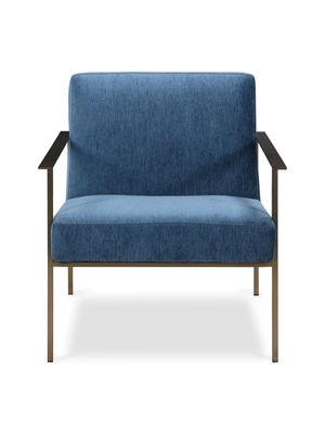 James Chair Boston Blue W/Brass