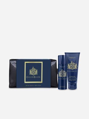 Yardley English Blazer Original Eau De Toilette, Body Lotion & Toiletry Bag Gift Set