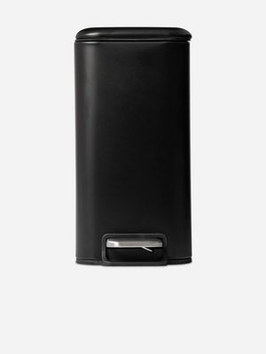 Bathroom Bin 5L Rectangular Matt Black