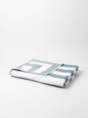 Breton Beach Towel Denim 100x180