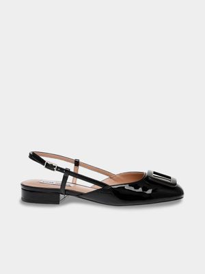 Women's  Steve Madden Black Belari Flat Shoes