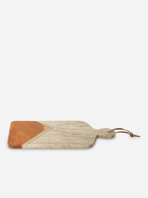 @home Marble & Wood Chopping Board