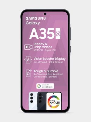 Samsung A35 128GB +50MIN SIM+15GB - Telkom