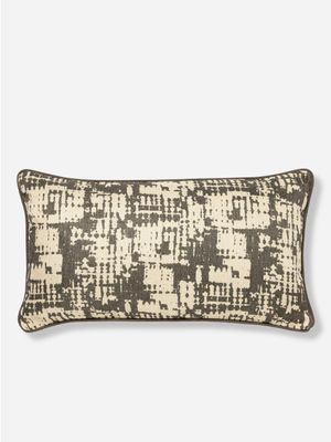 Abstract Wall Charcoal Scatter Cushion  35x60