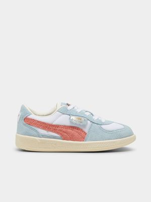 Puma Toddler White/Blue Sneaker