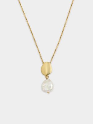 Sterling Silver Female Baroque Pearl Pendant