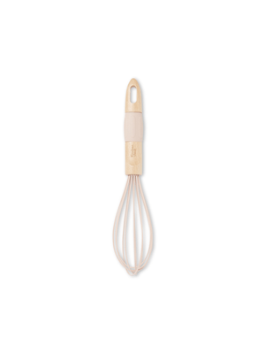 kitchen think beechwood & silicone whisk