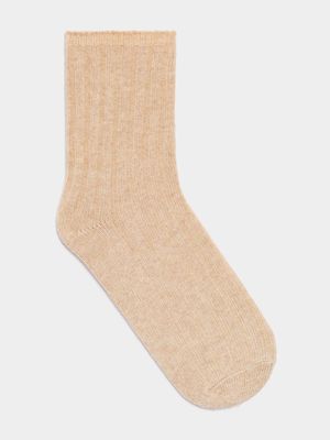 Wool Blend Anklet Socks