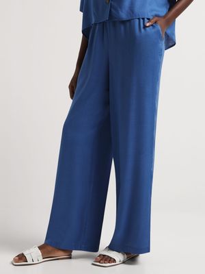 Wide Leg Viscose Pants