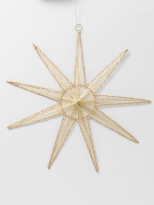 LED Star Decoration Gold 50cm