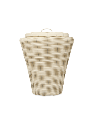 laundry bin pvc ivory