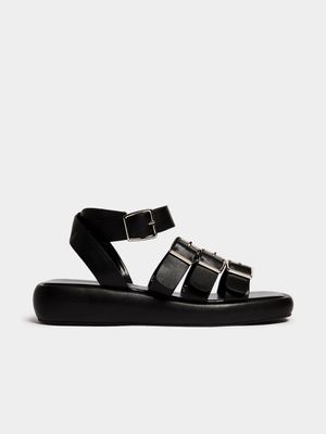 Moulded Double Buckle Sandals