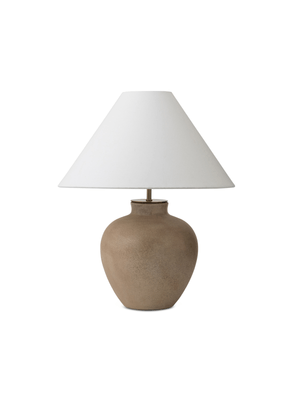 Table Lamp Ceramic Natural With Shade