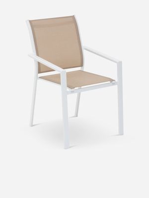 Essentia Dining Armchair White