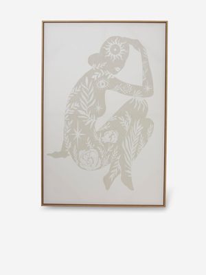 Framed Patterned Nude No.2 80x120cm