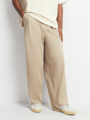 Archive Men's Stone Pleated Pants