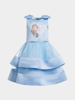 Jet Younger Girls Blue Frozen Dress