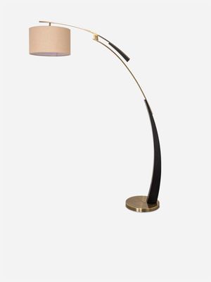 Two Tone Curve Floor Lamp