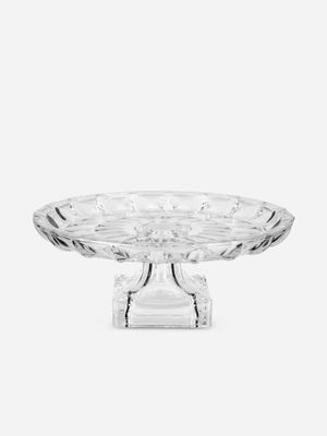 Camila Cut Glass Cake Stand 29cm