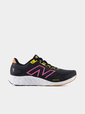 Womens New Balance Fresh Foam 680 V8 Black Running Shoes