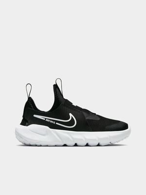 Junior Pre-School Nike Flex Runner 2 Black/White Running Shoes