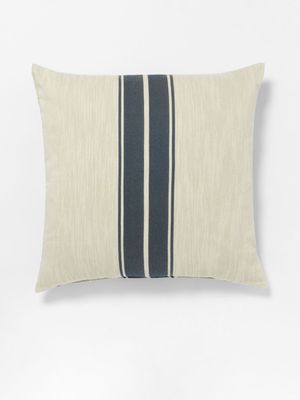 Navy Statement Stripe Scatter Cushion 60x60cm