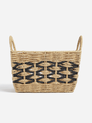 Jet Home Natural/Black Woven Storage