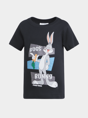 Jet Younger Boys Black Bugs Bunny T-Shirt