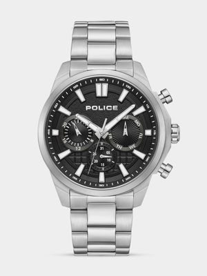 Police Rangy Stainless Steel Black Dial Bracelet Watch