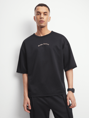 Men's Black Angel Graphic Top