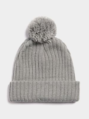 Jet Baby Boys Grey Beanie