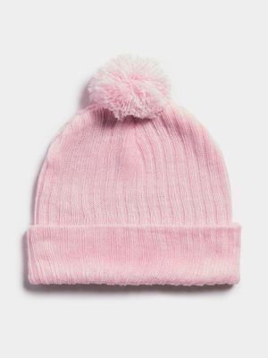 Jet Baby Girls Pink Beanie