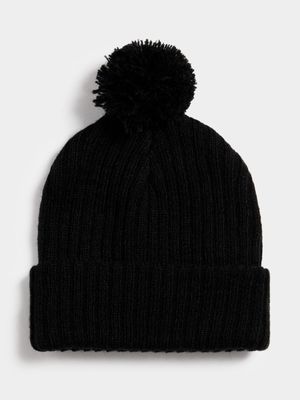 Jet Baby Black Beanie